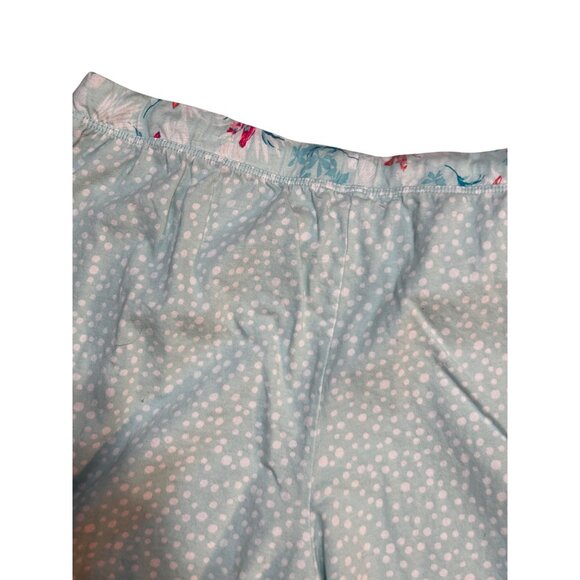 Carol Hochman Womens Polka Dot Pajama Shorts With Floral Trim medium 1676 - Picture 5 of 5